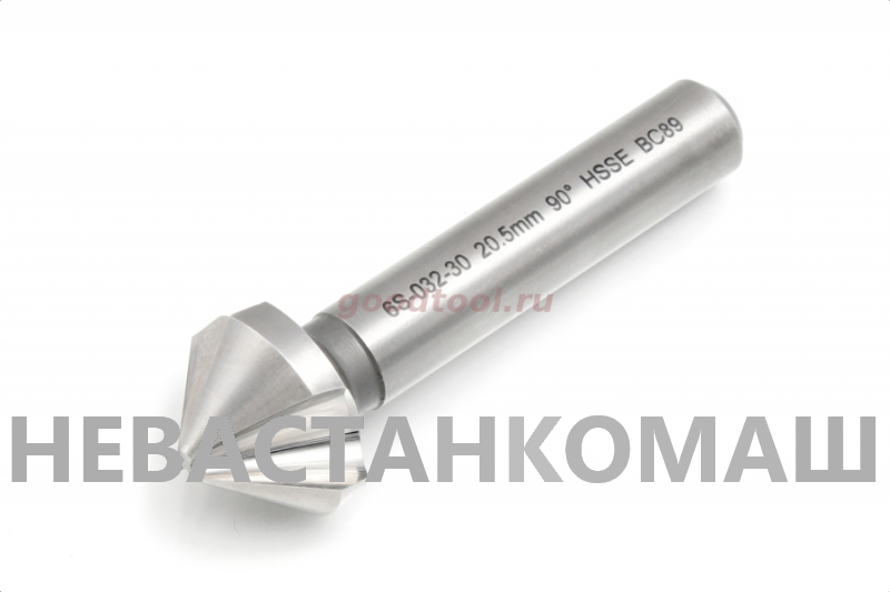 Зенковка d63,0х 43х185 конус 120° Р18 к/х Z=10 КМ4 DIN335B "CNIC", рис.1
