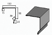 Планка торцевая доборный элемент для кровли на листогибе Van Mark